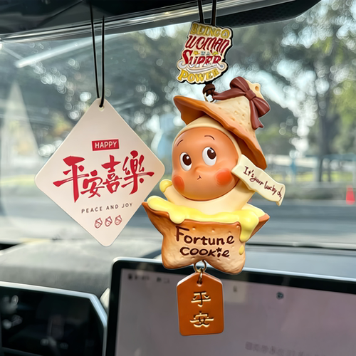 星星人车载后视镜挂件美味时刻汽车礼物车内装饰可爱可通diy挂件