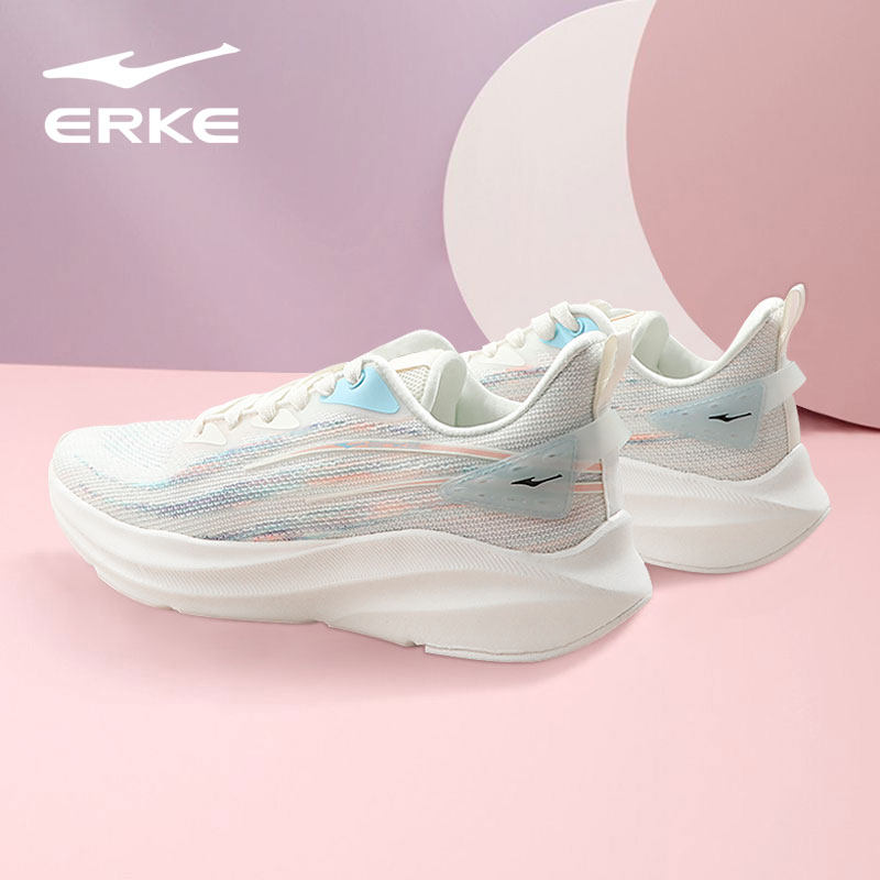 鸿星尔克运动鞋女鞋官方正品春夏软底减震女子防滑耐磨跑步鞋女款