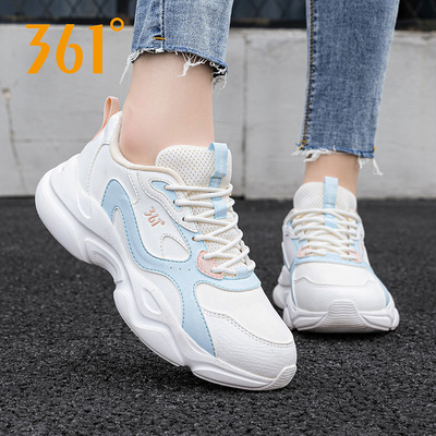 361°跑步鞋女子运动鞋皮面361