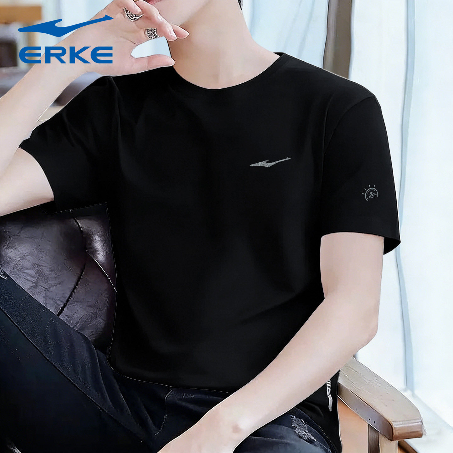 鸿星尔克POLO衫2026新款春季冰丝速干短袖男士上衣休闲翻领T恤男,运动服/休闲服装,运动T恤,淘宝优惠券,粉丝福利购,淘宝优惠卷