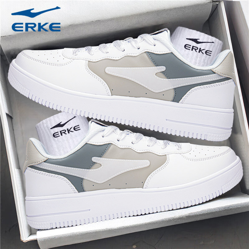 鸿星尔克男鞋板鞋男冬季新款男士鞋子休闲鞋官方旗舰白色运动鞋男,运动鞋new,板鞋,淘宝优惠券,粉丝福利购,淘宝优惠卷