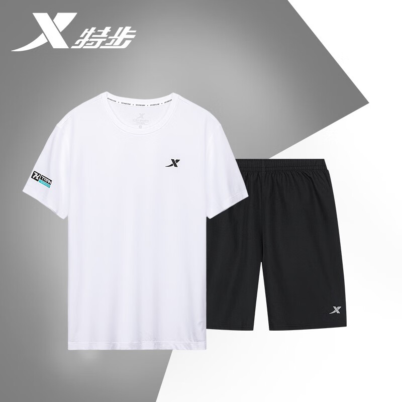 套装运动服特步中年服装透气