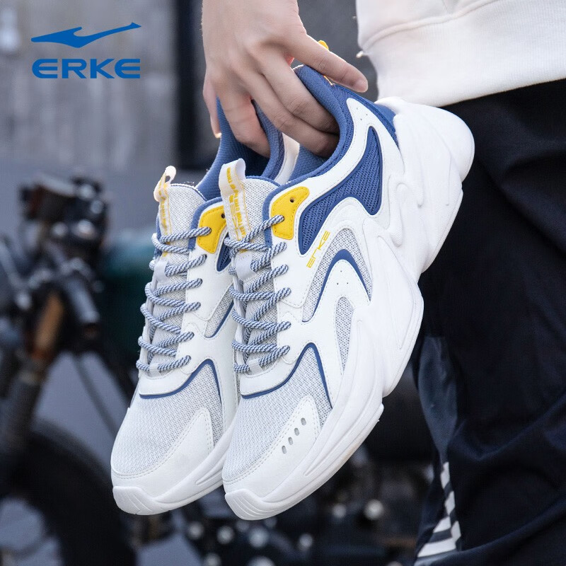 鸿星尔克男老爹夏季面网跑步鞋