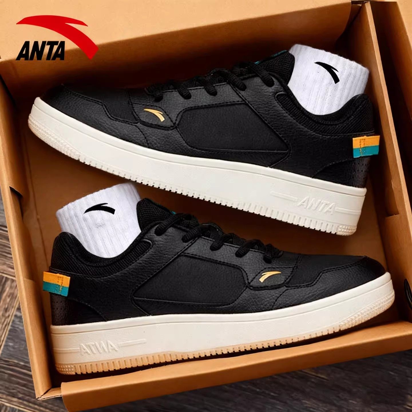 安踏男鞋板鞋男鞋子2026新款休闲鞋男士平板正品官方旗舰运动鞋男,运动鞋new,板鞋,淘宝优惠券,粉丝福利购,淘宝优惠卷