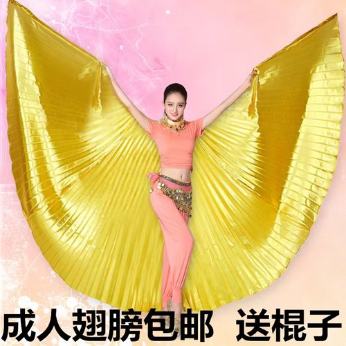 肚皮舞金翅道具成人演出翅膀
