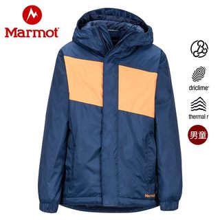 Marmot/土拨鼠户外运动秋冬新款保暖防风透气防水轻薄男童TR棉服