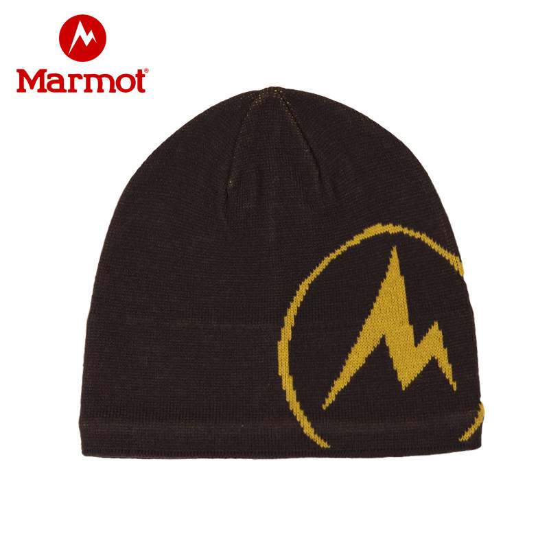 marmot/土拨鼠户外休闲男女同款防寒保暖毛线帽子情侣针织帽子