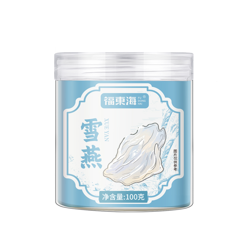 福东海雪燕100g自然风干拉丝银耳羹甜汤伴侣女性滋补搭桃胶皂角米