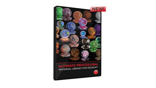 1650个R材质纹理Ultimate Procedural Material Library for Reds