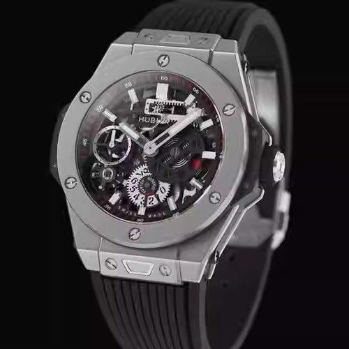 机械手表模型文件HUBLOT MECA-10 Titanium 3D model