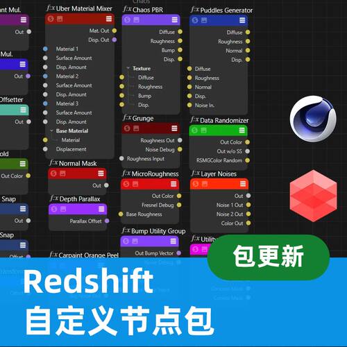 Redshift 自定义节点包 Redshift Custom Nodes Pack