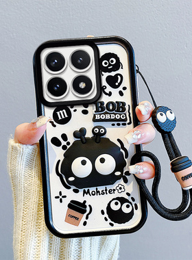 适用于小米POCOC65手机壳X7卡通M6硅胶X6PRO全包边F5 5G防摔X5保护套F7ULTRA立体C75磨砂浮雕14TPRO挂绳软胶