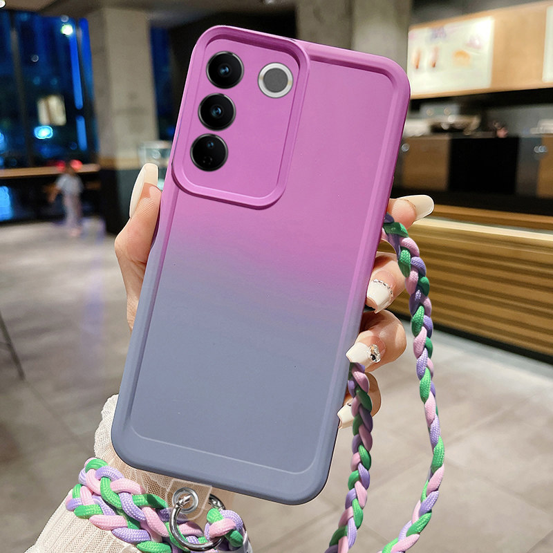 简晴适用于VIVO V29手机壳V27 5G保护套Y27卡通硅胶Y78+斜挎挂绳Y36情侣X80网红S17防摔S16PRO时尚X90S软壳35怎么看?