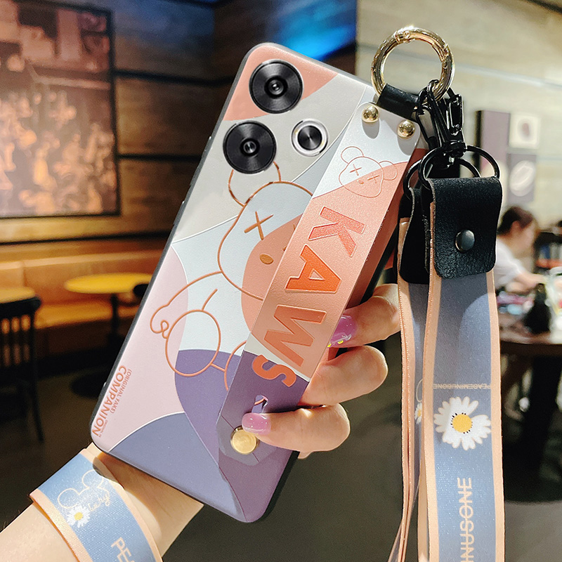 小米POCOM6硅胶卡通腕带挂绳