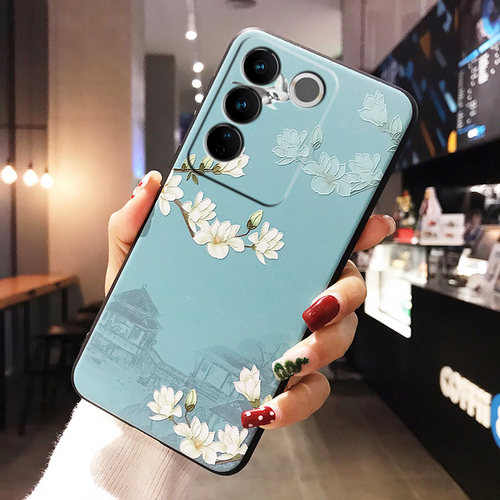 VIVOV29PRO手机壳卡通磨砂浮雕