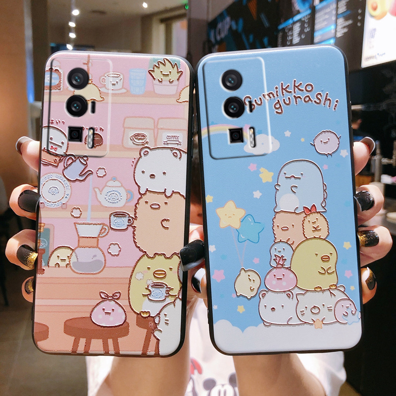 小米POCOF5PRO硅胶卡通防摔软