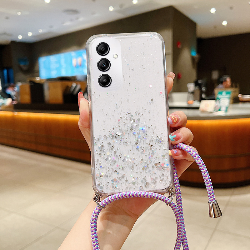 三星A55硅胶卡通情侣挂绳