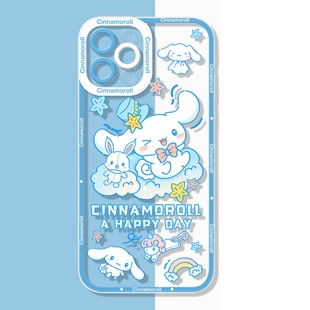 简晴适用于华为荣耀X9D手机壳X9C卡通硅胶X9B透明400smart可爱X9A防摔保护套X8C情侣网红X7D创意200LITE软