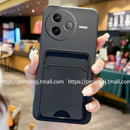 适用红米K80PRO手机壳K70至尊版插卡K60卡包小米POCOC75防摔turbo4硅胶卡通14TPRO刷卡NOTE15PRO全包边X7PRO