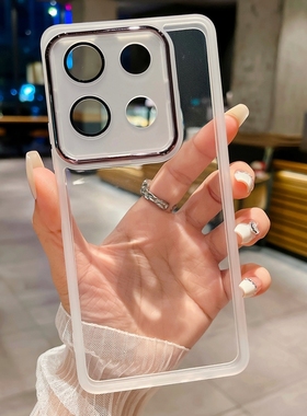 简晴适用于小米POCOX6手机壳C65电镀F6镜头膜14C防摔15T保护套F7PRO卡通硅胶红米NOTE15全包边13C透明14TPRO