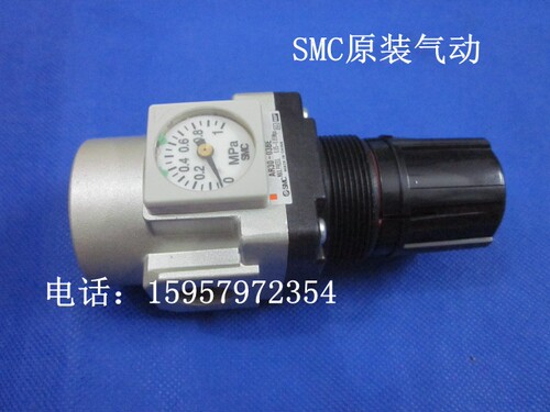 SMC正品原装AR30-02E过滤调压阀 AR30-02BE空气减压阀 气源处理器