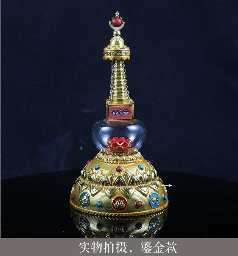 新款精品家居 车内 摆件八宝莲花舍利塔 宝塔 包邮