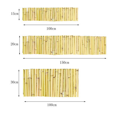 竹篱笆竹围栏竹栅栏花园装饰围墙竹护栏庭院小栅栏花盆连杭竹围墙