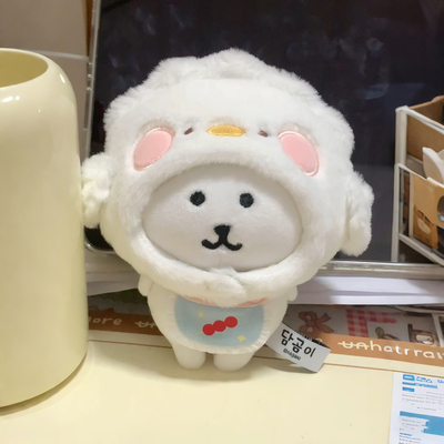 萌遇时光 中华美食系列 10cm棉花娃娃努努lookup娃衣头套口水巾