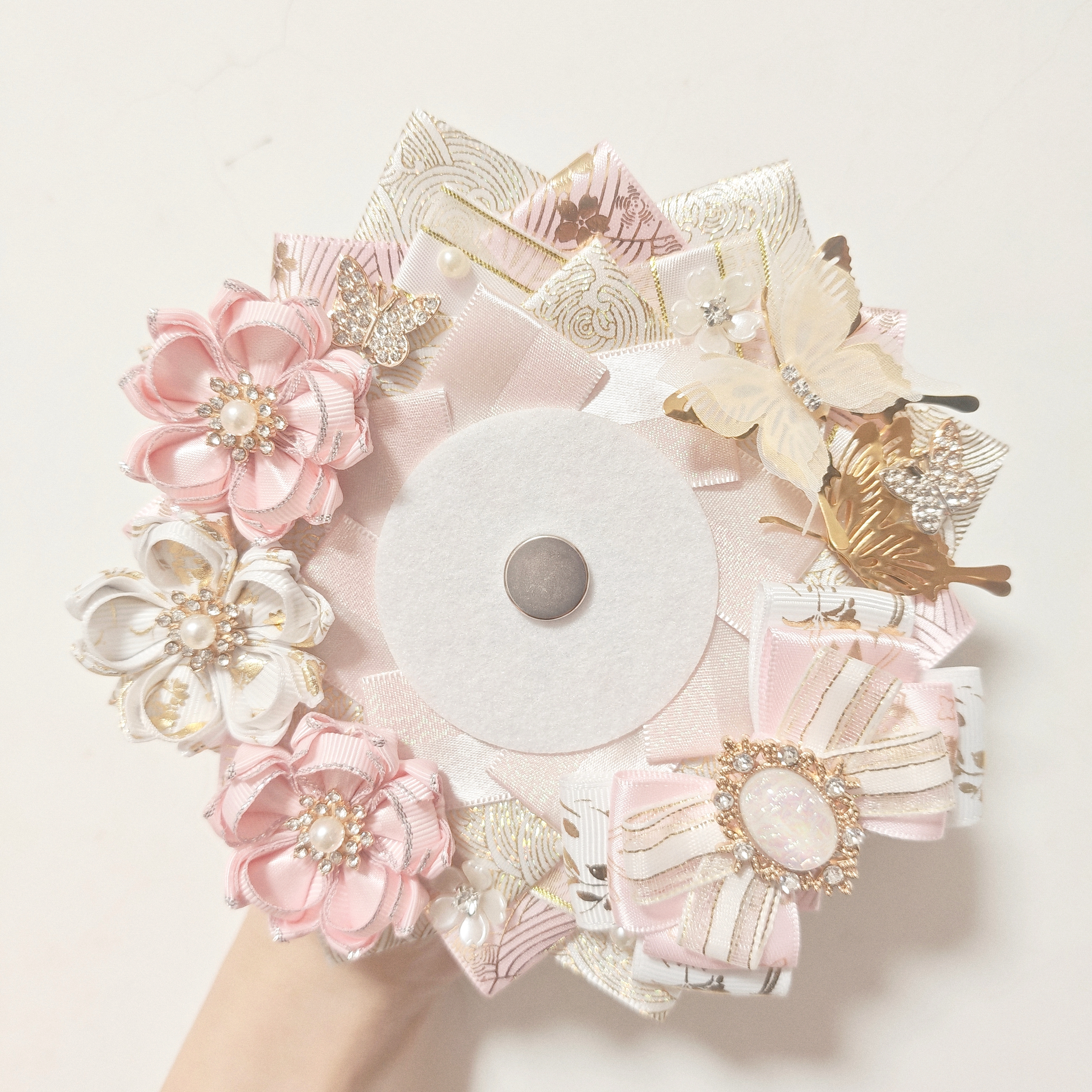 【现货】 粉色系吧唧托 65-75通用 华丽白菜谷美手作恋与光夜深空