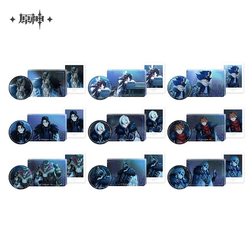 【原神官谷】冬夜愚戏系列周边  流沙亚克力画 达达利亚 阿蕾奇诺