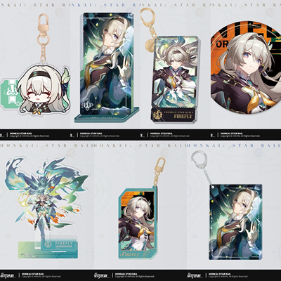 崩坏星穹铁道正版现货，流萤周边PV徽章挂件