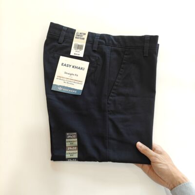 国内现货 Dockers码头工人西裤休闲标准直筒黑色商务休闲弹力水洗