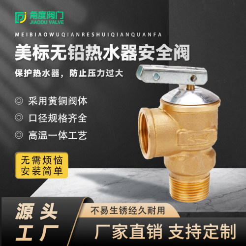 弹簧式无铅压力安全阀保护水箱