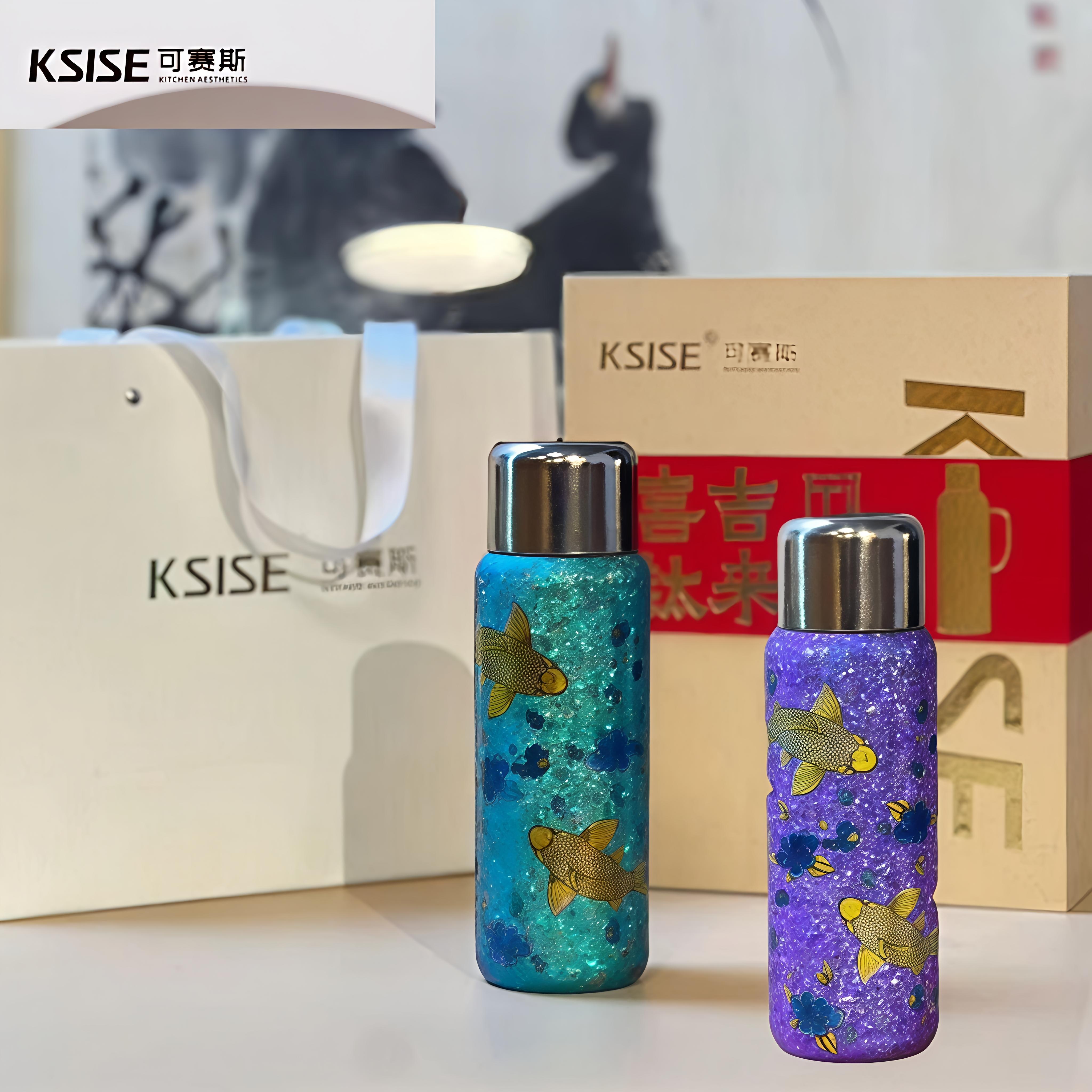可赛斯纯钛保温杯旅行便携闷茶杯茶水分离高端节日实用礼物500ml