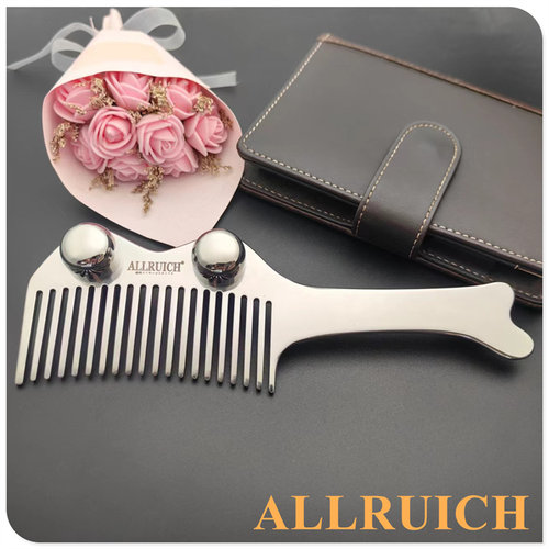 ALLRUICH正品磁叉梳按摩神器磁义排酸板经络磁穴板磁性刮痧疏通梳