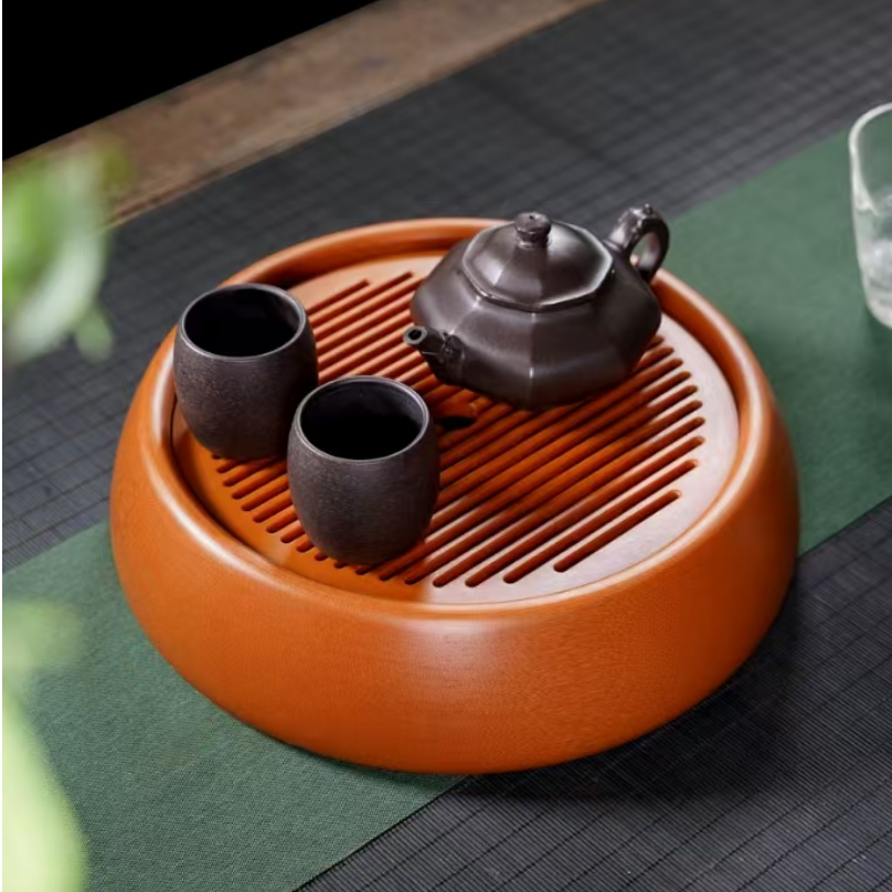 加厚大橙金料电木小茶盘