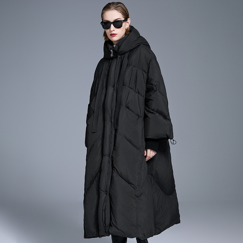 被子款廓形大码羽绒服女
