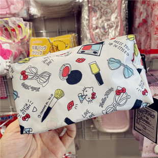 日本大创HelloKitty笔袋文具包铅笔袋可爱玉桂大耳狗化妆品收纳袋