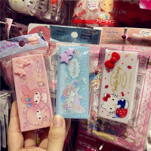 日本收纳盒hellokitty牙线棉棒