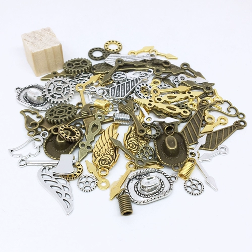 Металлический робот ручной работы, аксессуар с аксессуарами, креативный набор материалов с шестернями, поделки ручной работы, «сделай сам», в стиле панк