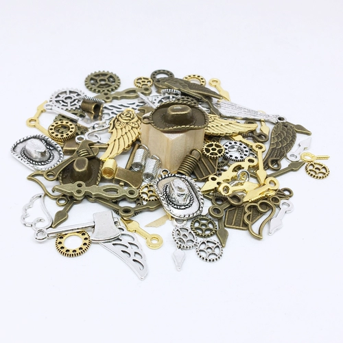 Металлический робот ручной работы, аксессуар с аксессуарами, креативный набор материалов с шестернями, поделки ручной работы, «сделай сам», в стиле панк