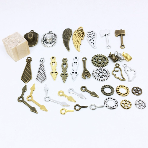 Металлический робот ручной работы, аксессуар с аксессуарами, креативный набор материалов с шестернями, поделки ручной работы, «сделай сам», в стиле панк