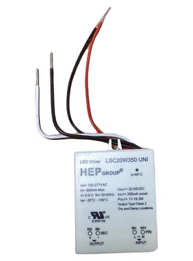 100-277VAC 内置HEP电源20W 350mA LSC20W350 UNI适用32-55V灯珠