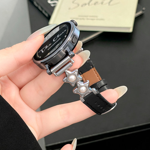 蓝海oppo手表x3mini表带五角星皮