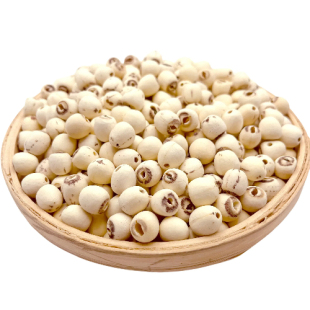 大粒去芯白莲磨皮白莲有芯去芯大白莲子新鲜500g煮粥煲汤无心莲子