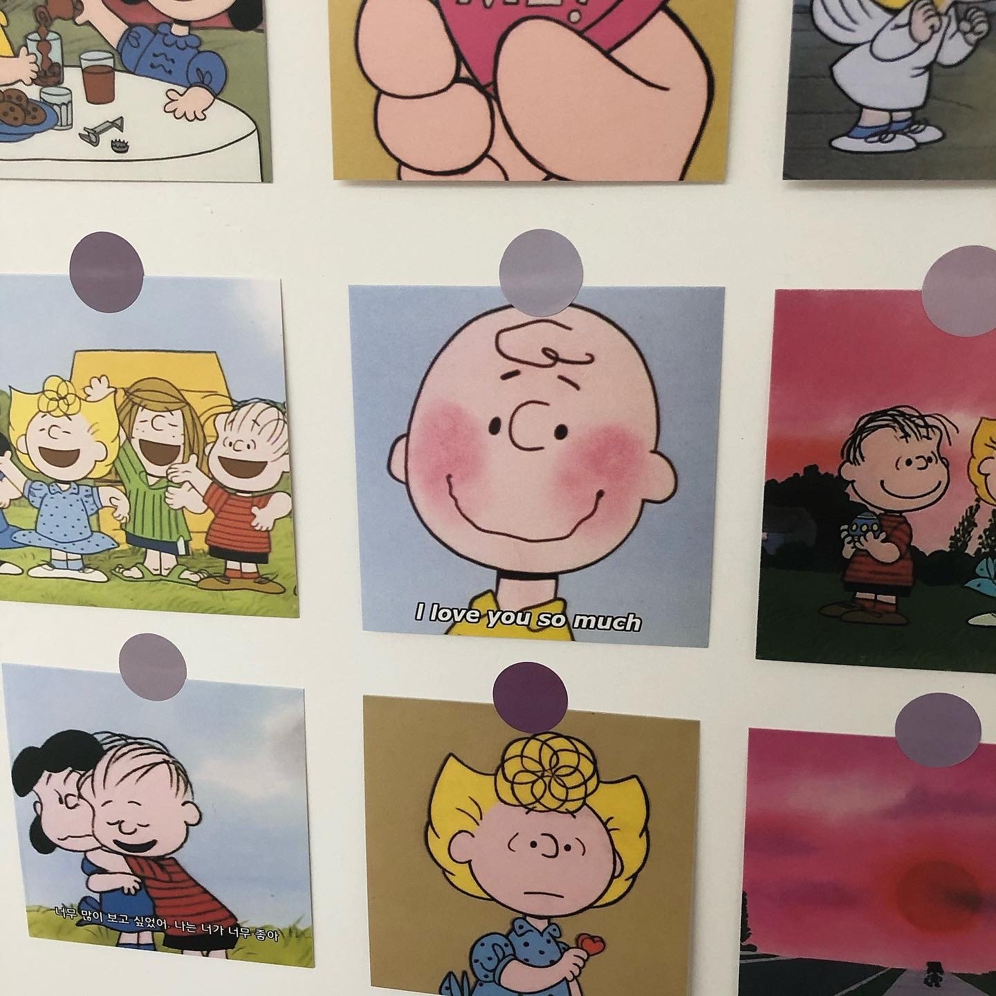 tjj丨自制史努比小卡片 snoopy卡通动画截图卡片 可爱墙面装饰