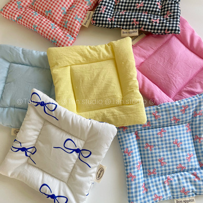 韩式ins风方形杯垫夹棉隔热垫