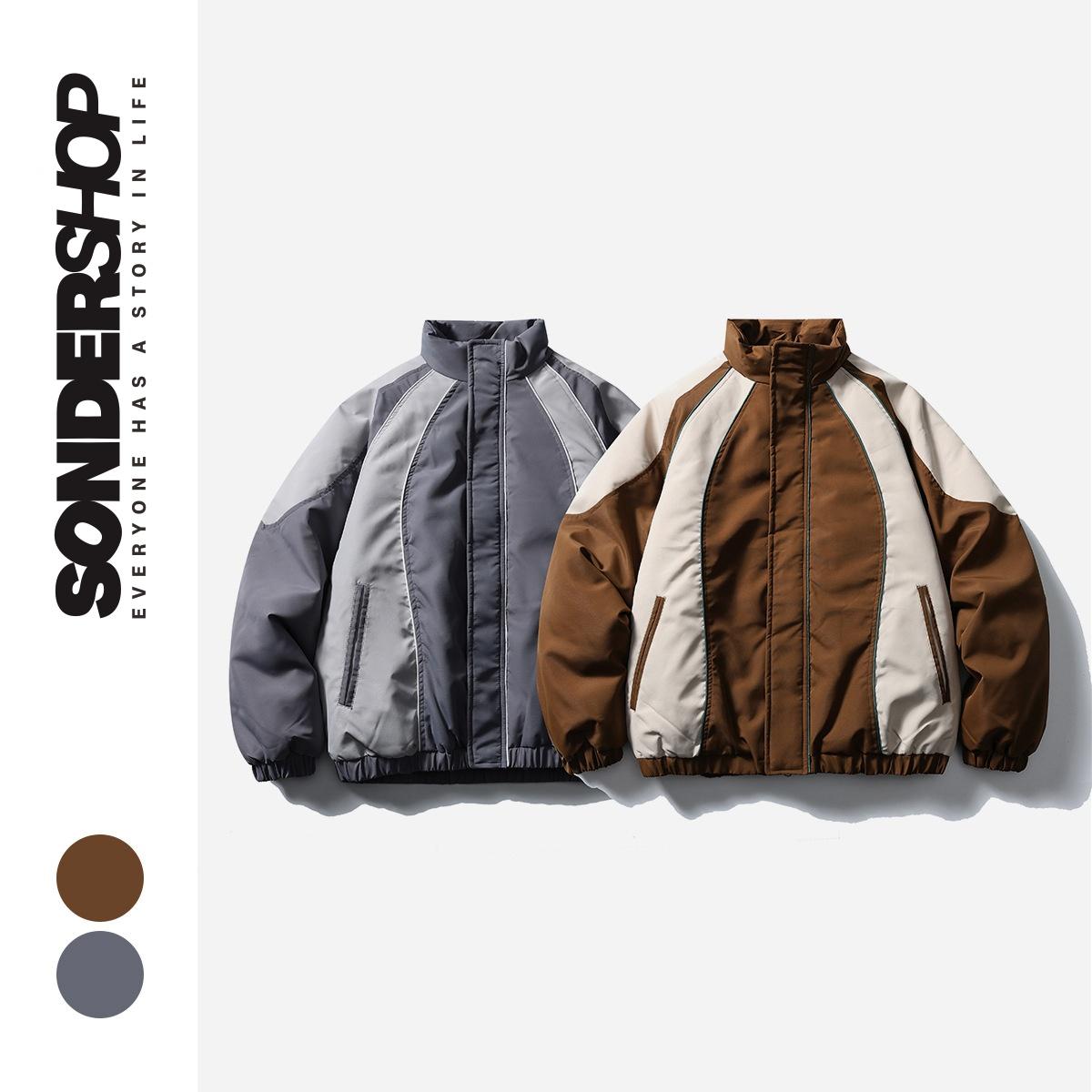 SONDERSHOP日系复古工装棉服