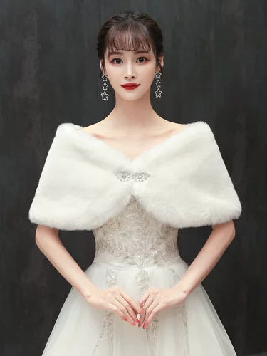 Свадебное платье для невесты, демисезонная накидка, удерживающее тепло белое ципао, вечернее платье, куртка, увеличенная толщина