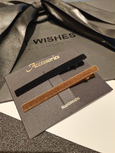 边夹丝绒ins推荐基础款发夹